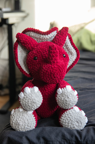 amigurumi Triceratops